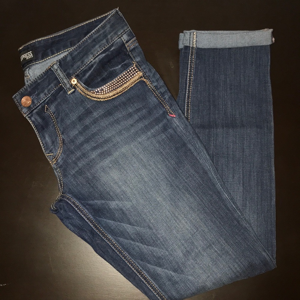 Express denim legging